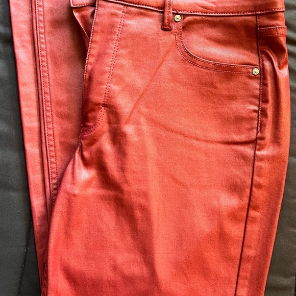 White House Black Market Red Skinny Jeans - Picture 3 of 3